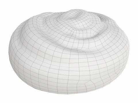 Panino all'uvetta Modello 3D