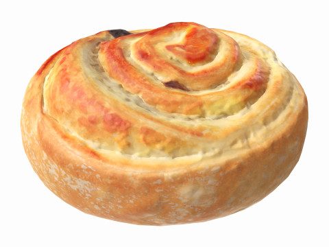 Raisin bun 3D Модель