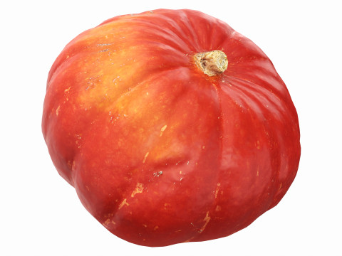Red pumpkin Modelo 3D