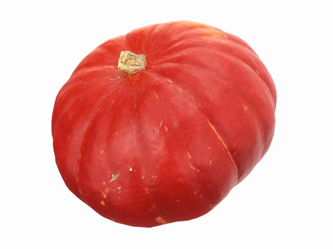 Red pumpkin Modello 3D