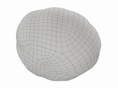 Red pumpkin Modello 3D