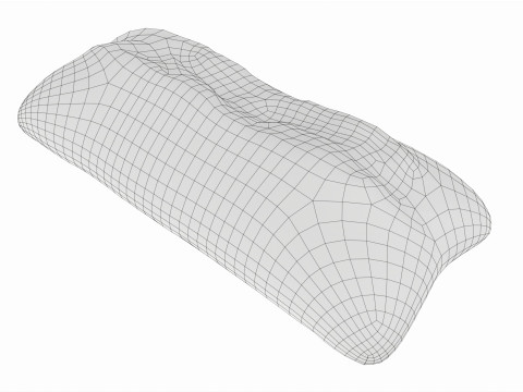 White bread 01 3D 모델