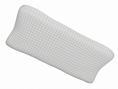 White bread 01 3D 모델