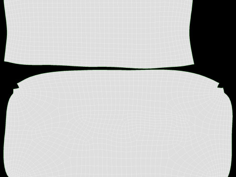 White bread 01 3D 모델