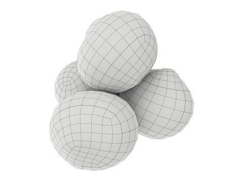 黒大根 3Dモデル