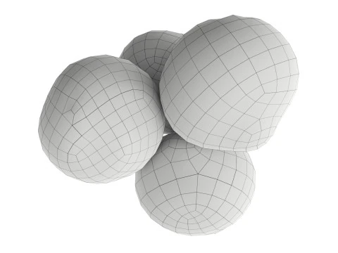 黒大根 3Dモデル