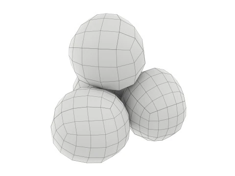 Брюссельская капуста 3D Модель