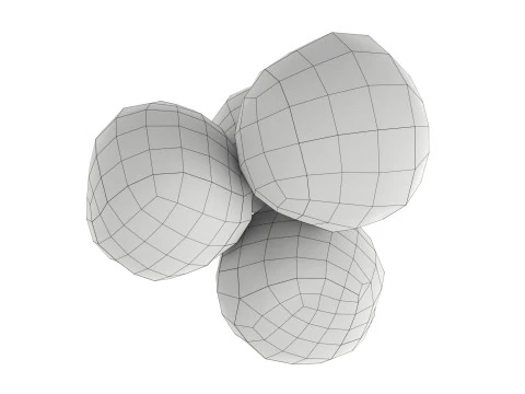 Брюссельская капуста 3D Модель