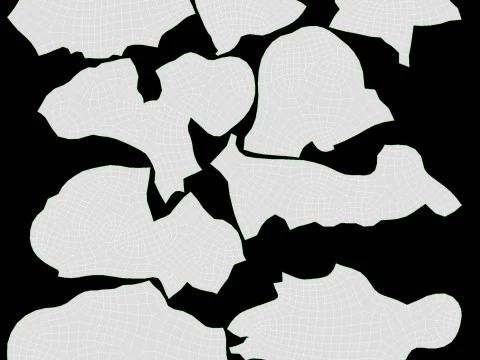 Walnut peeled 3D Model