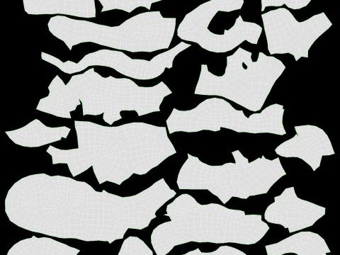 Walnut peeled 3D Model