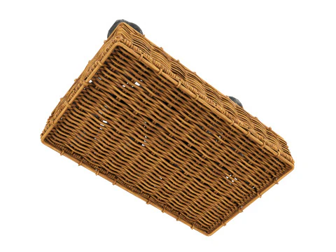 Black radish in tray with price tag 3D Model