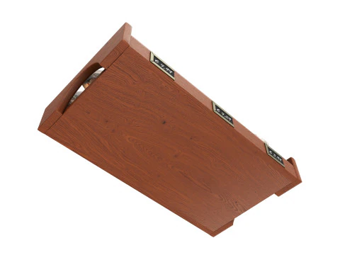 トレイ上の丸いパンの選択 3Dモデル