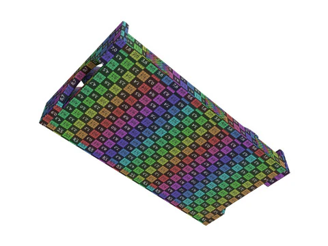 トレイ上の丸いパンの選択 3Dモデル