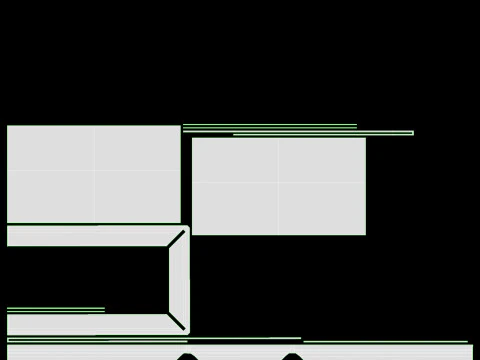 トレイ上の丸いパンの選択 3Dモデル