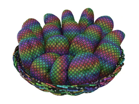Smallbread selection in basket 3D Model