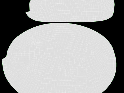 Smallbread selection in basket 3D Model