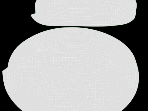 Smallbread selection in basket 3D Model