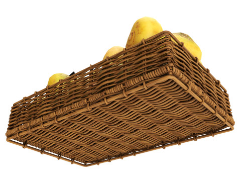 Turnip in tray with price tag 3D Model