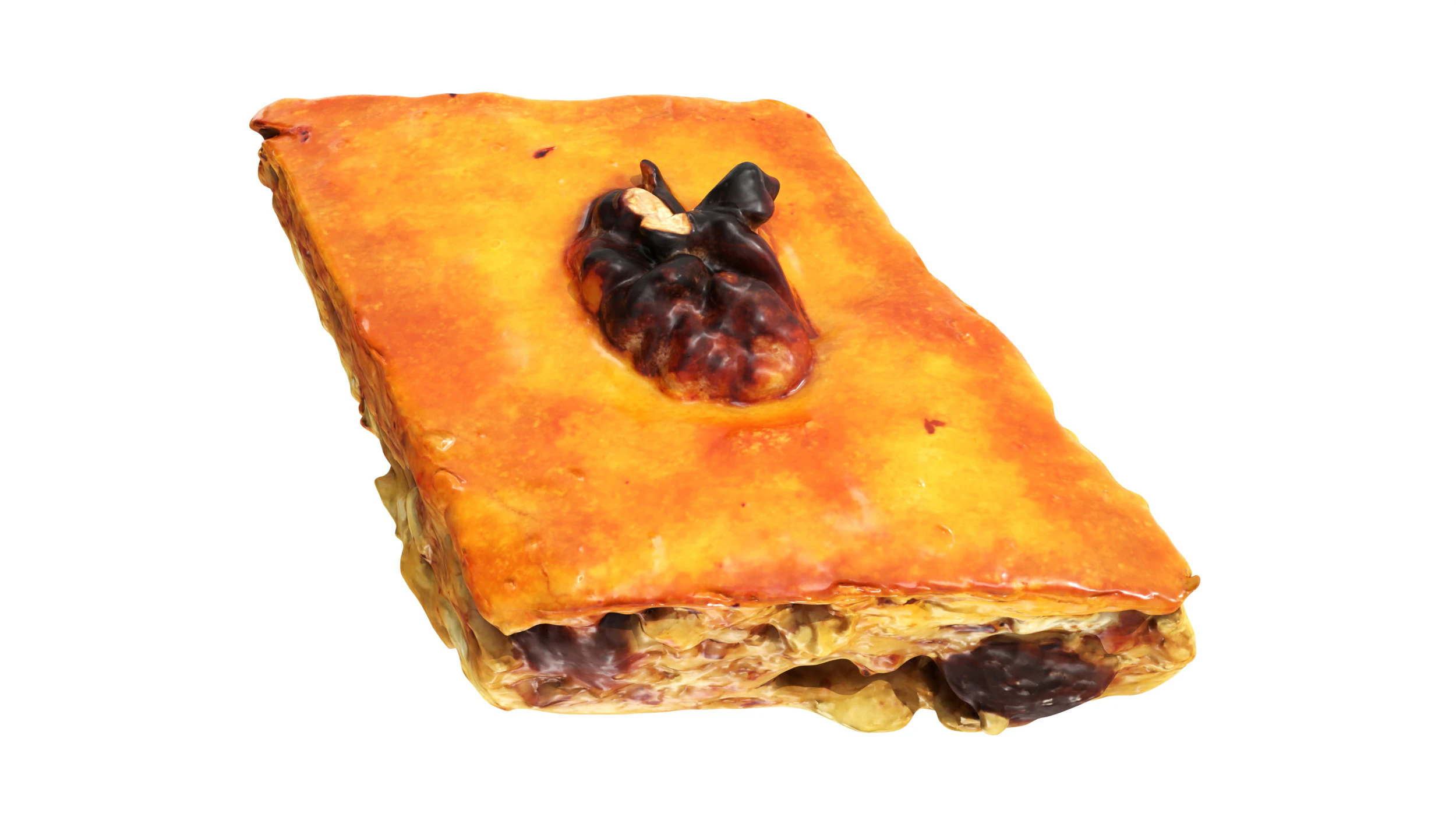 Baklava sweet pastry 3D Model .c4d .max .obj .3ds .fbx .stl .blend