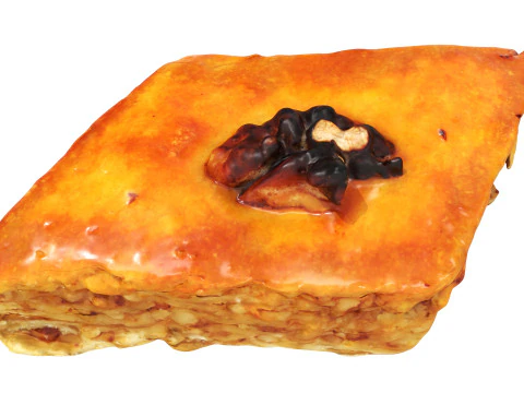 Baklava sweet pastry 3D Model