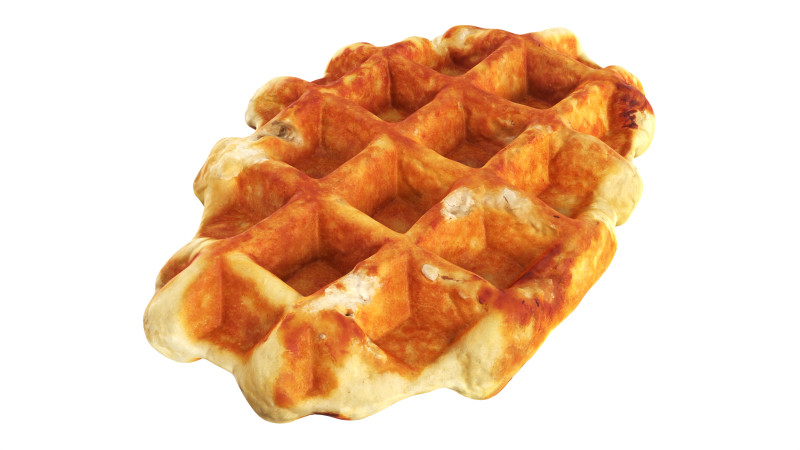 Belgian waffle Modelo 3D .c4d .max .obj .3ds .fbx .stl .blend 