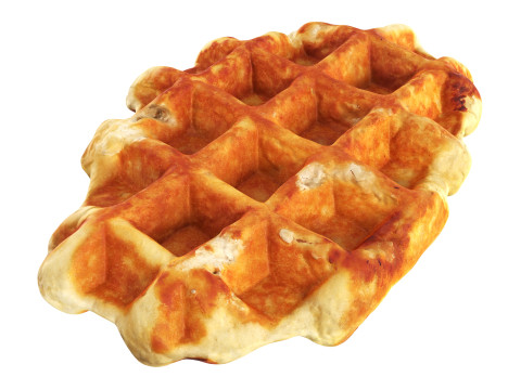 Belgian waffle 3D Model