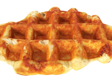 Belgian waffle Modelo 3D