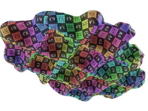 Waffle belga Modelo 3D