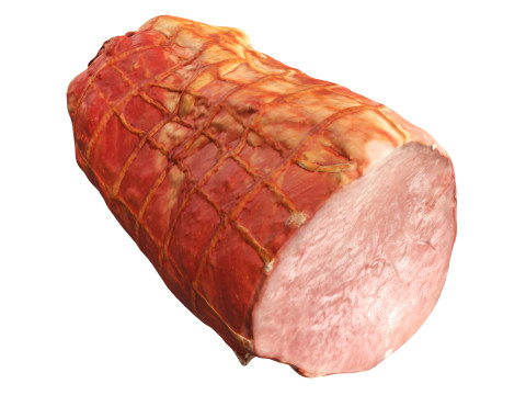 Boiled ham piece Modelo 3D