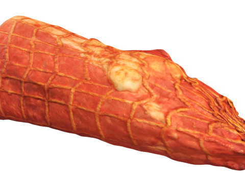 Boiled ham piece 3D Model