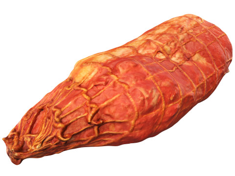 Boiled ham piece 3D Model