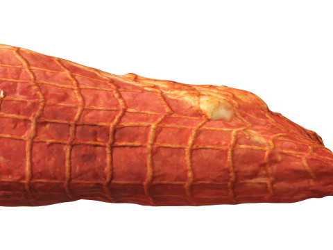 Boiled ham piece 3D Model