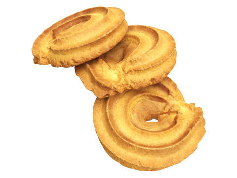 Butter cookie 3D Model