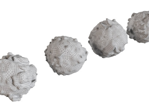 Chocolate Truffle collection 3D Model