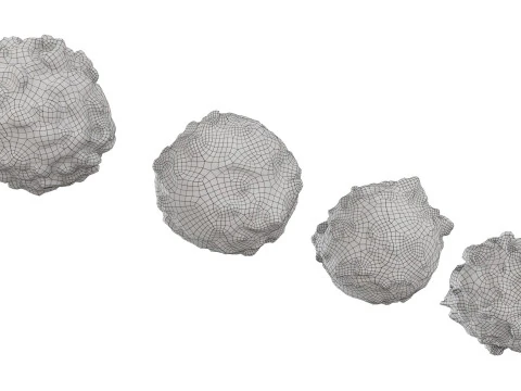 Chocolate Truffle collection 3D Model