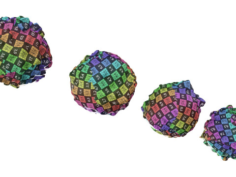 Chocolate Truffle collection 3D Model