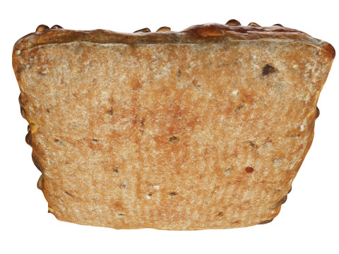 Flat wheat bread with seeds for fast food 3Dモデル