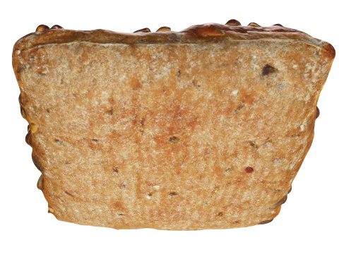 Flat wheat bread with seeds for fast food 3D Model