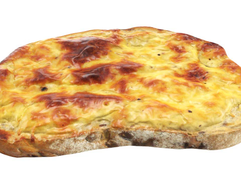Garlic cheese toast 3D Model