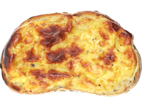 Garlic cheese toast 3Dモデル