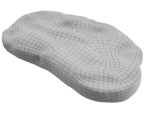 Garlic cheese toast 3D Model