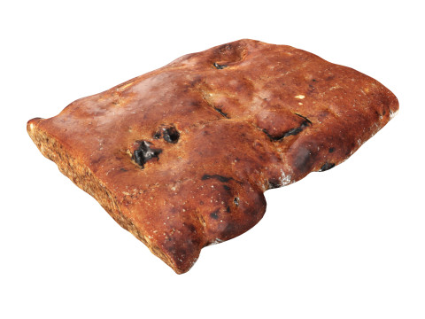 Gingerbread with raisins Model 3D