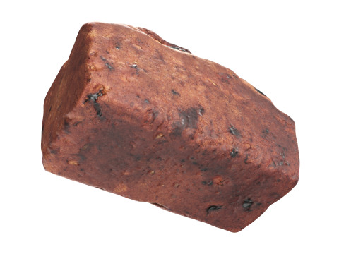 Loaf cake with raisins Modelo 3D