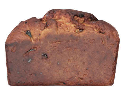 Loaf cake with raisins Modelo 3D