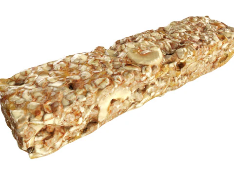 Musli bar without wrapping 3D Model