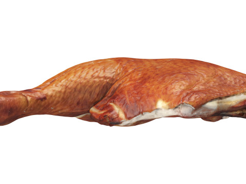 Smoked chicken leg 3D 模型