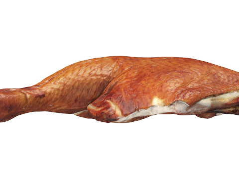 Smoked chicken leg 3D Model