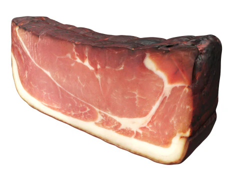 Smoked ham piece 3D Model