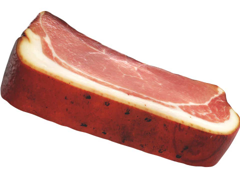 Smoked ham piece 3D Model