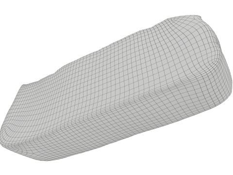 Smoked ham piece Modelo 3D